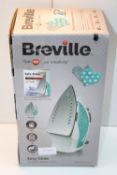 BOXED BREVILLE EASY GLIDE 2200W STEAM IRON WITH SAFE-STORE HEAT INDICATOR MODEL: VIN369Condition