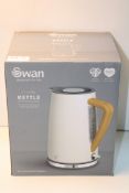BOXED SWAN 1.7LITRE KETTLE WITH RAPID BOIL NORDIC COLLECTION RRP £41.00Condition ReportAppraisal