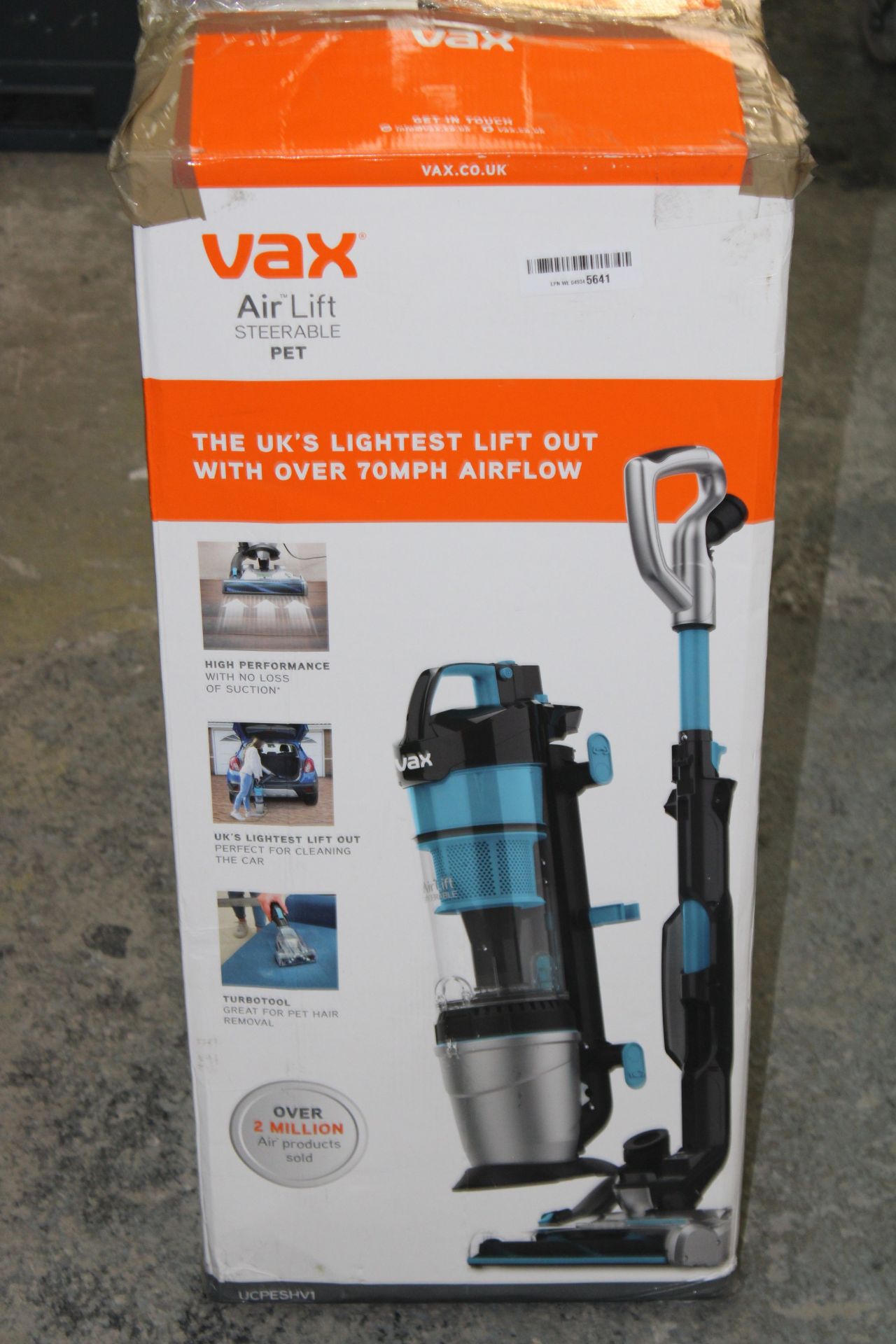 BOXED VAX AIR LIFT STEERABLE PET VACUUM CLEANER RRP £79.99Condition ReportAppraisal Available on