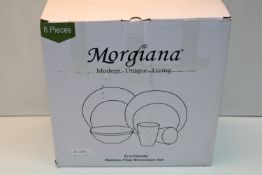 BOXED MORGIANA MODERN UNIQUE LIVING ECO-FRIENDLY BAMBOO FIBRE DINNERWARE SET Condition