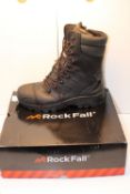 BOXED ROCKFALL UK10 MONZONITE HIGH LEG INTERNAL METATARSEL WATERPROOF SAFETY BOOT Condition