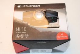 BOXED LEDLENSER MH10 OUTDOOR SERIES HEAD TORCH RRP £54.99Condition ReportAppraisal Available on