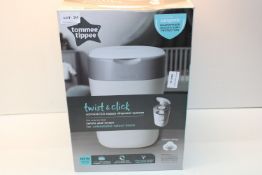 BOXED TOMMEE TIPPEE TWIST & CLICK ADVANCED NAPPY DISPOSAL SYSTEM RRP £29.99Condition ReportAppraisal