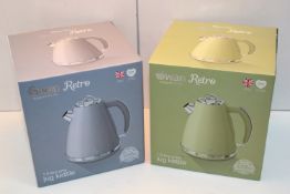 2X BOXED SWAN RETRO 1.5LITRE KETTLES COMBINED RRP £30.00Condition ReportAppraisal Available on