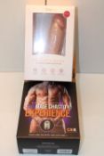 2X BOXED ADULT ITEMS TO INCLUDE EASY TOYS REALISTIC DILDO Condition ReportAppraisal Available on