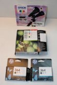 4X BOXED ASSORTED INK CARTRIDGES (IMAGE DEPICTS STOCK)Condition ReportAppraisal Available on