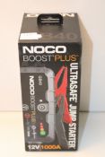 BOXED NOCO BOOST PLUS GB40 ULTRASAFE JUMP STARTER 12V 1000A RRP £79.00Condition ReportAppraisal