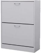 BOXED VIDA DESIGNS 2 DRAWER SHOE CABINET RRP £35.00Condition ReportAppraisal Available on Request-