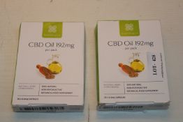 2X BOXED CBD OIL 192MG PER PACK Condition ReportAppraisal Available on Request- All Items are