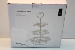 BOXED PREMIER 3 TIER CUPCAKE STAND (IMAGE DEPICTS STOCK)Condition ReportAppraisal Available on