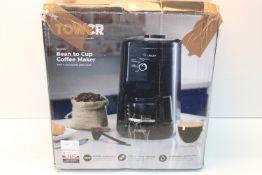 BOXED TOWER 900W BEAN TO CUP COFFEE MAKER RRP £59.99Condition ReportAppraisal Available on