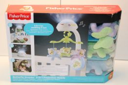 BOXED FISHER PRICE BUTTERFLY DREAMS 3-IN-1 PROJECTION MOBILE RRP £19.99Condition ReportAppraisal