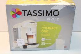 BOXED BOSCH TASSIMO VIVY 2 POD COFFEE MACHINE RRP £39.00Condition ReportAppraisal Available on