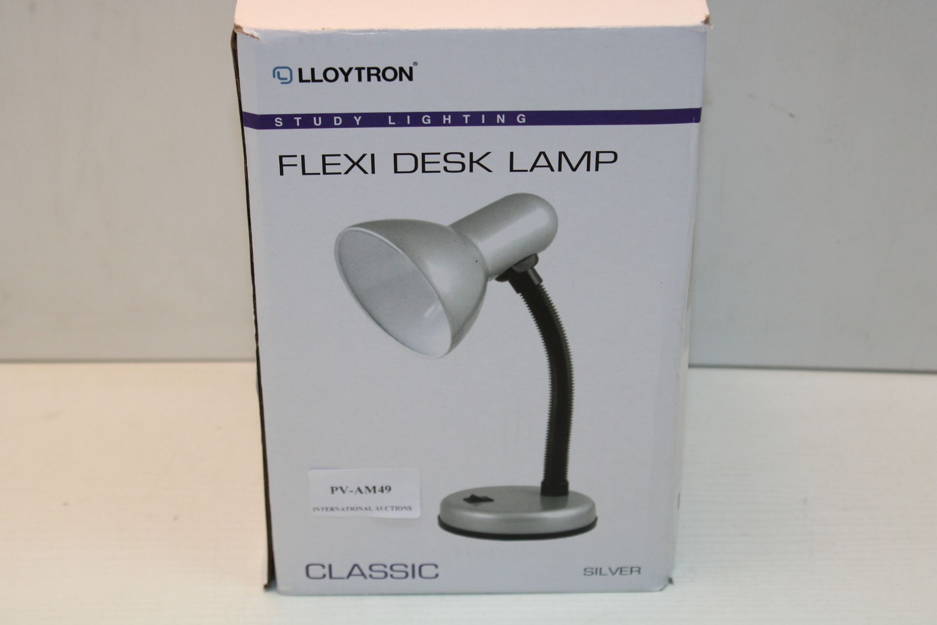 BOXED LLOYTRON STUDY LIGHTING FLEXI DESK LAMP RRP £12.99Condition ReportAppraisal Available on