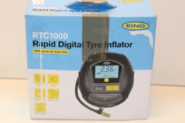 BOXED RING RTC1000 RAPID DIGITAL TYRE INFLATOR 12V DCCondition ReportAppraisal Available on Request-
