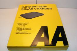 BOXED AA 4.8W BATTERY SOLAR CHARGER RRP £32.94Condition ReportAppraisal Available on Request- All
