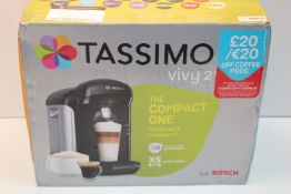 BOXED BOSCH TASSIMO VIVY 2 POD COFFEE MACHINE RRP £39.00Condition ReportAppraisal Available on