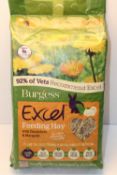 5X BAGS BURGESS EXCEL FEEDING HAY FOR RABBITS Condition ReportAppraisal Available on Request- All