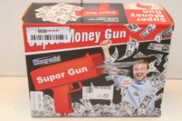 BOXED MONEY RAIN SUPER GUN Condition ReportAppraisal Available on Request- All Items are Unchecked/