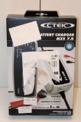 BOXED CTEK BATTERY CHARGER MXS 7.0 12V/7A RRP £133.95 Condition ReportAppraisal Available on