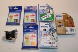 7X ASSORTED BOXED/UNBOXED INK CARTRIDGES (IMAGE DEPICTS STOCK)Condition ReportAppraisal Available on