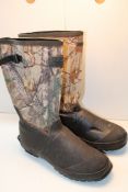 1X PAIR UNBOXED CAMO WELLINGTON BOOTS UK SIZE 12Condition ReportAppraisal Available on Request-