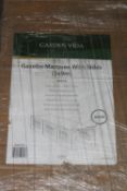 BOXED GARDEN VIDA GAZEBO MARQUEE WITH SIDES (3X9M)Condition ReportAppraisal Available on Request-