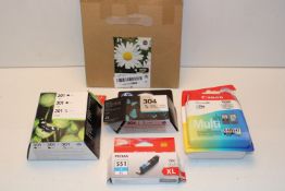 5X ASSORTED INK CARTRIDGES (IMAGE DEPICTS STOCK)Condition ReportAppraisal Available on Request-