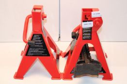 UNBOXED 2X AMAZON BASICS JACK STANDS Condition ReportAppraisal Available on Request- All Items are