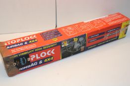 BOXED STOPLOCK AIRBAG & 4X4 STEERING WHEEL LOCK Condition ReportAppraisal Available on Request-