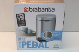 BOXED BRABANTIA NEWICON 3L PEDAL BIN RRP £19.99Condition ReportAppraisal Available on Request- All