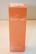BOXED CLINIQUE HAPPY PERFUME SPRAY 50ML RRP £25.99Condition ReportAppraisal Available on Request-
