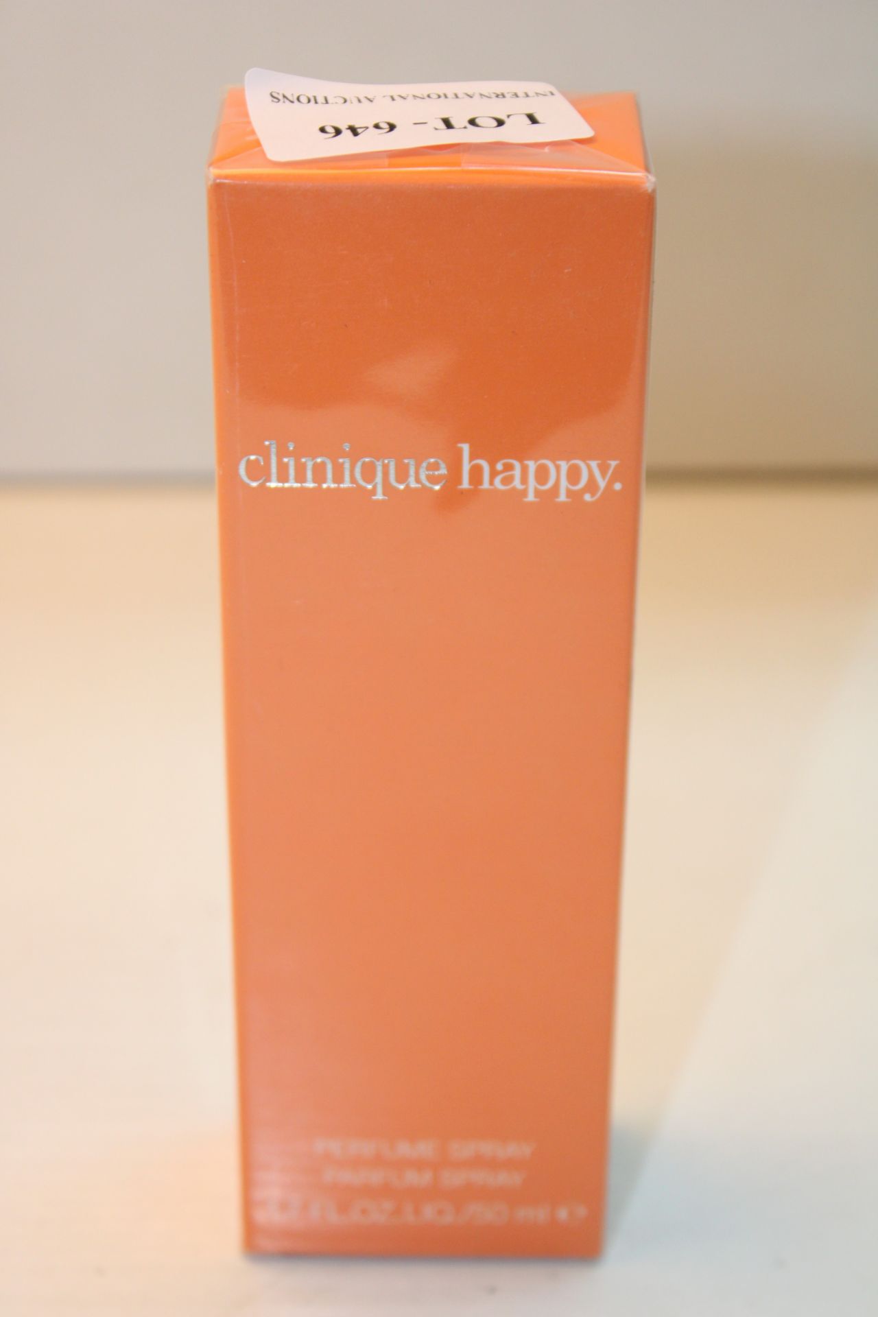 BOXED CLINIQUE HAPPY PERFUME SPRAY 50ML RRP £25.99Condition ReportAppraisal Available on Request-