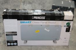 BOXED PRINCESSS SMART GLASS PANEL HEATER RRP £100.00Condition ReportAppraisal Available on