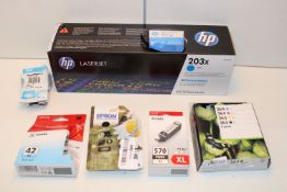 7X ASSORTED BOXED/UNBOXED INK CARTRIDGES (IMAGE DEPICTS STOCK)Condition ReportAppraisal Available on