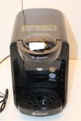 UNBOXED BOSCH TASSIMO SUNY BLACK EDITION POD COFFEE MACHINE Condition ReportAppraisal Available on