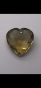 Heart shape Amber stone No Reserve