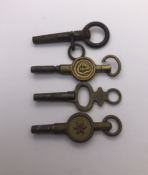 4 Assorted Antique Lock Keys