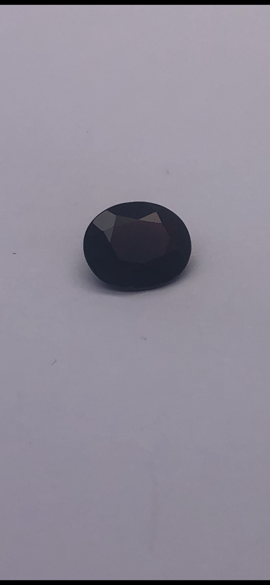 3.0 carat oval garnet No Reserve