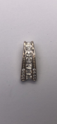 Silver 925 pendant set with cz No Reserve