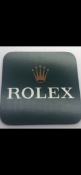 Genuine Rolex drinks mat Classic Rolex gold crown on green No Reserve