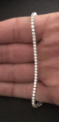 Certificated 18 carat White Gold 4 carats of Round Diamonds