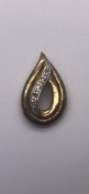 9 carat gold diamond pendant No Reserve