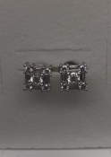 18 carat White Gold Diamond Earrings