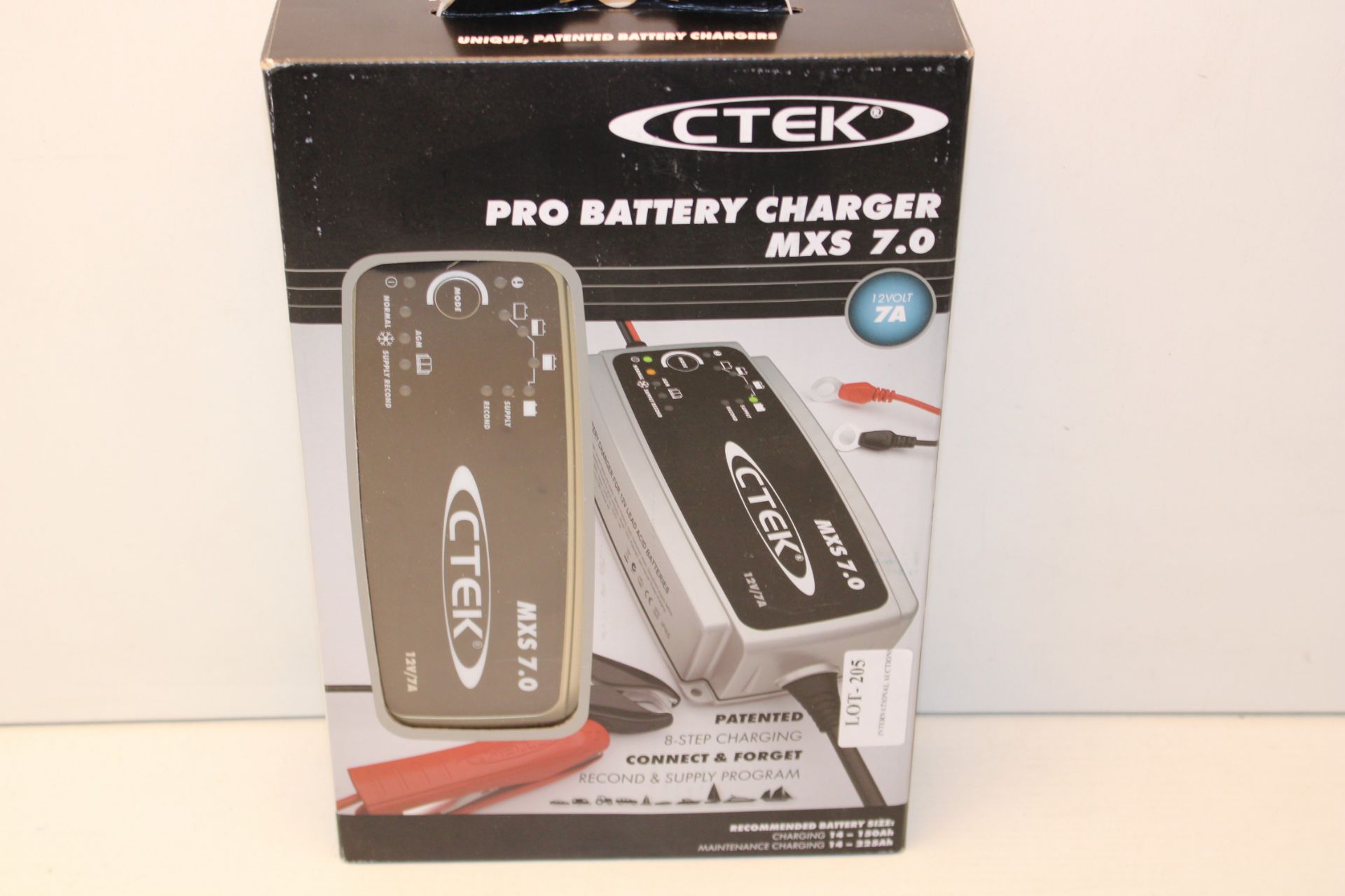 BOXED CTEK PRO BATTERY CHARGER MXS 7.0 RRP £140.00Condition ReportAppraisal Available on Request-