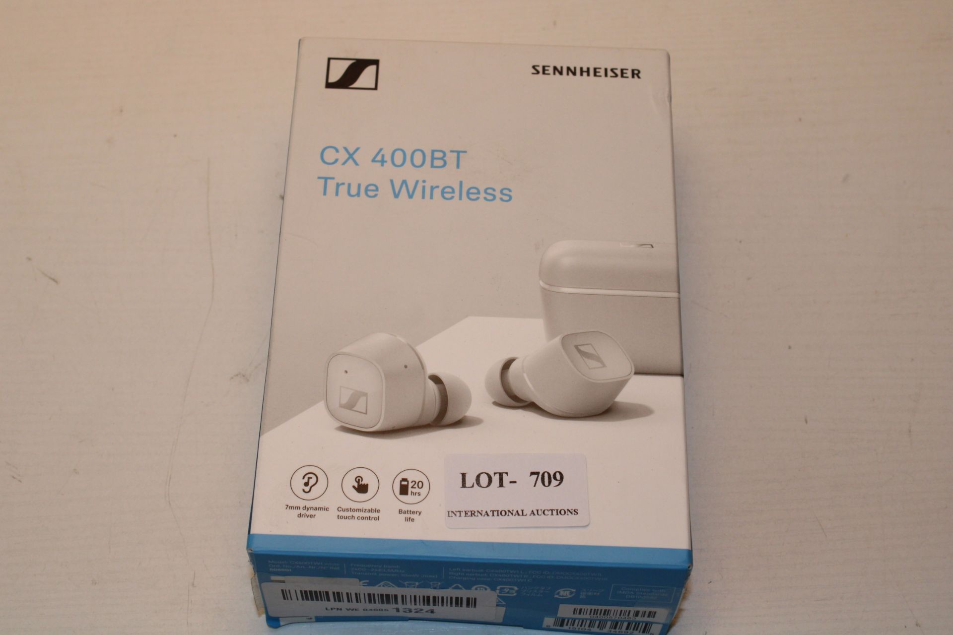 BOXED SENNHEISER CX 400BT TRUE WIRELESS EAR BUDS RRP £89.00Condition ReportAppraisal Available on
