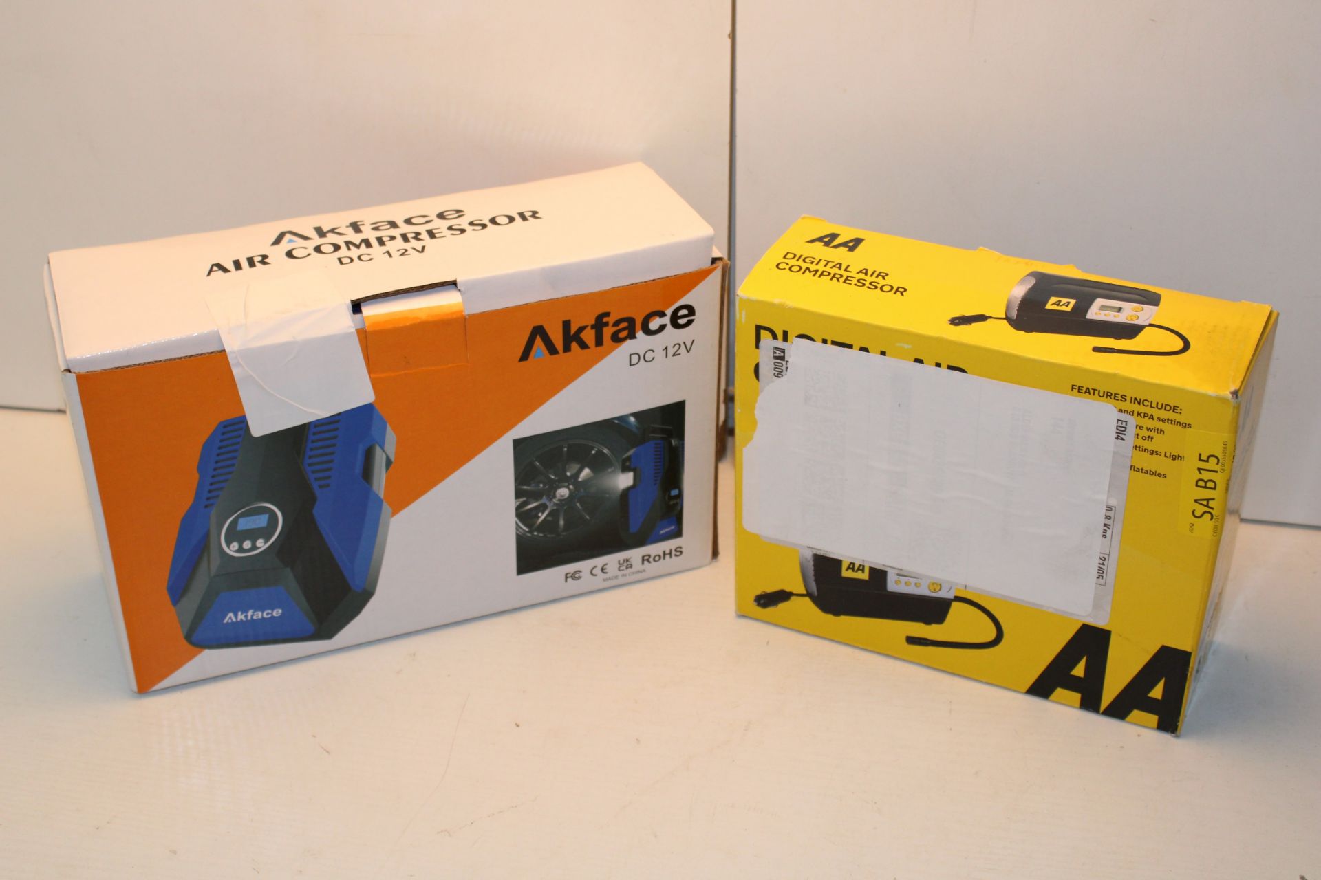 2X BOXED ASSORTED TYRE INFLATORS (IMAGE DEPICTS STOCK)Condition ReportAppraisal Available on