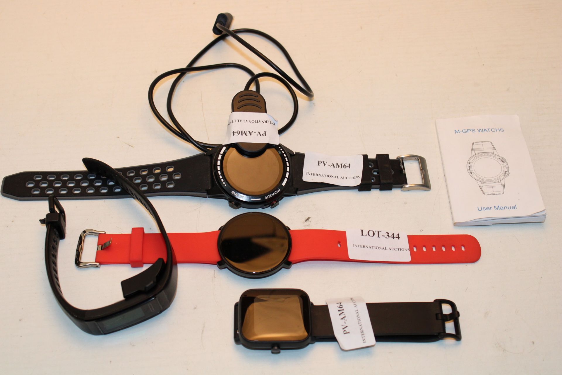 4X ASSORTED UNBOXED SMART WATCHES ACTIVITY TRACKERS (IMAGE DEPICTS STOCK)Condition ReportAppraisal