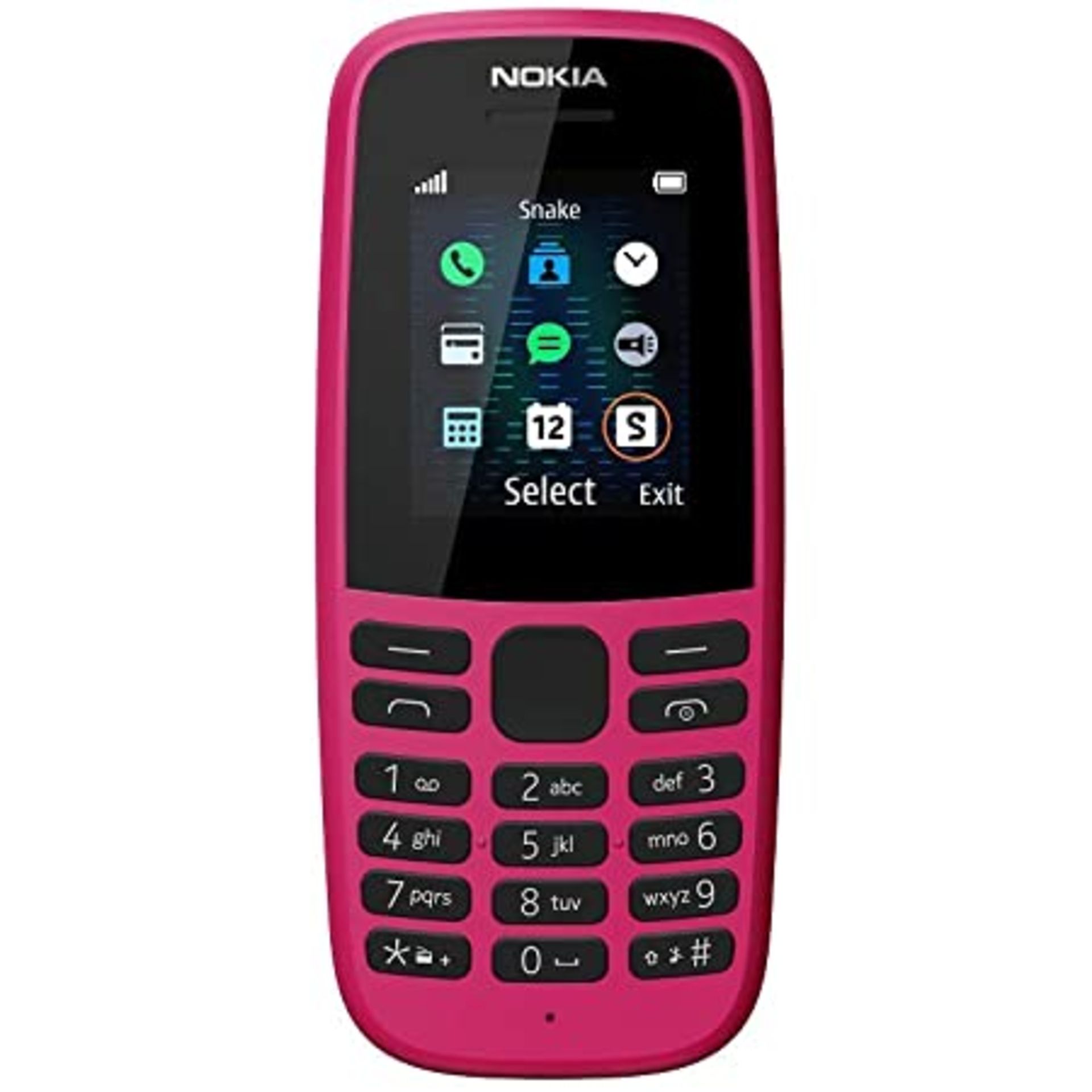 NOKIA 105 IN PINK RRP £17.95Condition ReportAppraisal Available on Request- All Items are