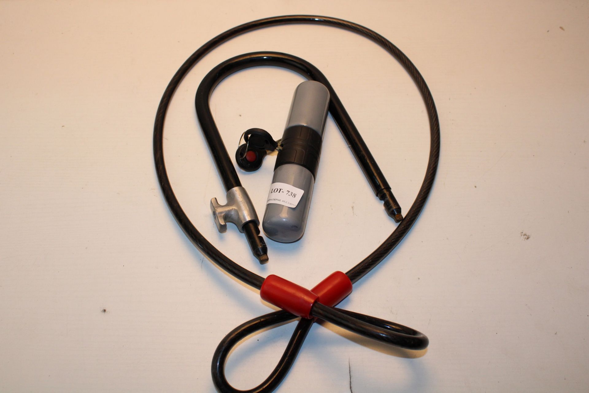 UNBOXED D-LOCK AND CABLECondition ReportAppraisal Available on Request- All Items are Unchecked/